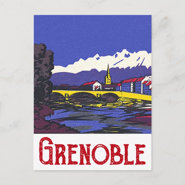 Carte Postale Grenoble, France (Devant)