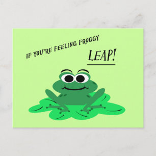 Carte postale Grenouille