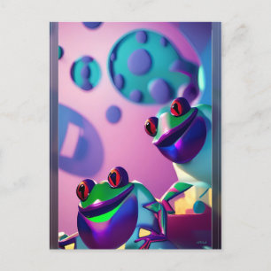 Carte Postale Grenouille à Imaginaire de Ken Gage