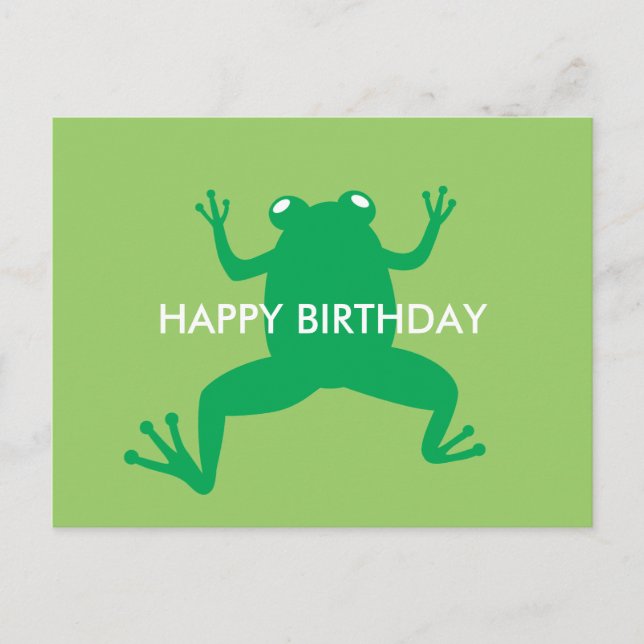 Carte Postale Grenouille cool (Devant)