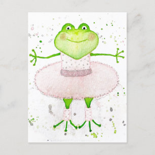 Carte Postale Grenouille de Ballerina