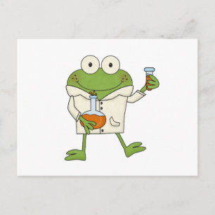 Carte Postale Grenouille de laboratoire