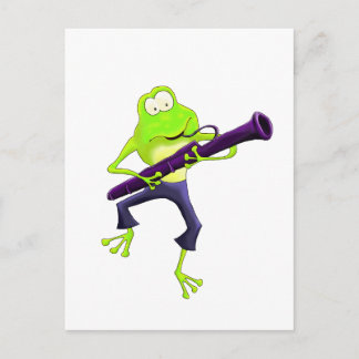 Carte Postale Grenouille du basson