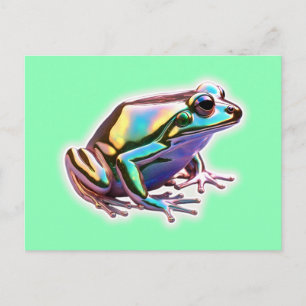 Carte Postale Grenouille Fantaisie