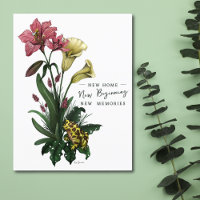 Grenouille mignonne et lis Botanique Florale Nouve