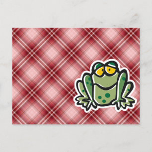Carte Postale Grenouille mûre ; Rouge