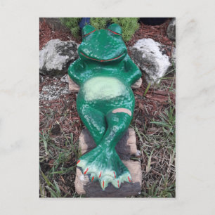 Carte Postale Grenouille qui dort Juste un refroidissement Que d