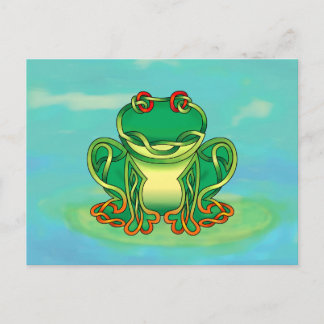 Carte Postale Grenouille remplie