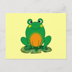 Carte Postale Grenouille verte