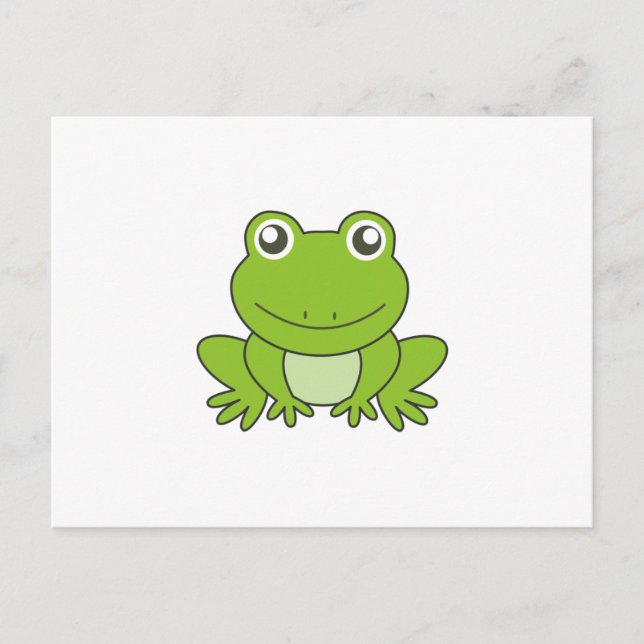 Carte Postale Grenouilles De Grenouille Amies Animales Drôle Pou (Devant)