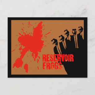 Carte Postale grenouilles de réservoir