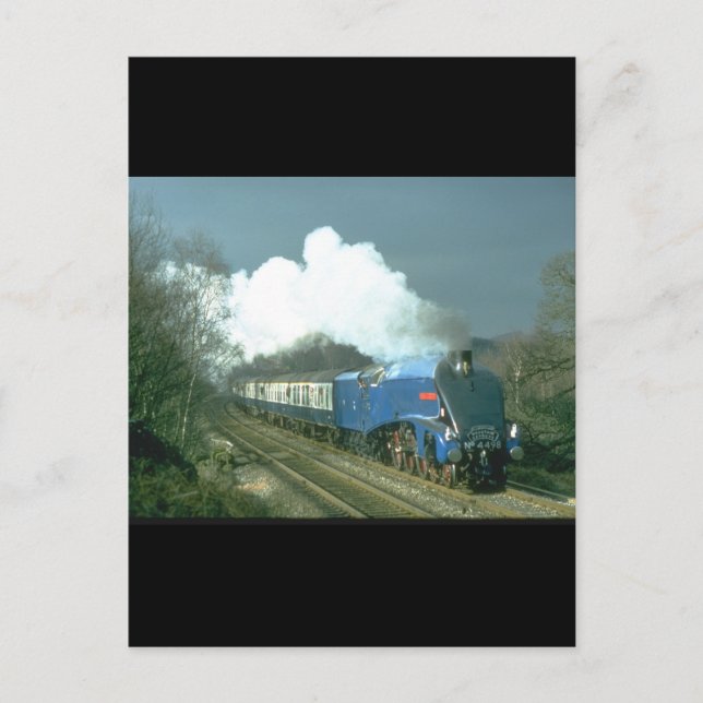 Carte Postale Gresley A4 Sir Nigel Gresley works_Trains à vapeur (Devant)