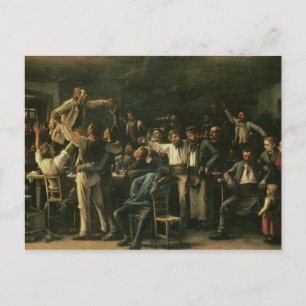 Carte Postale Grève, 1895