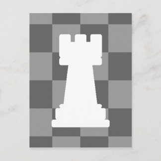 Carte Postale Grey chessboard