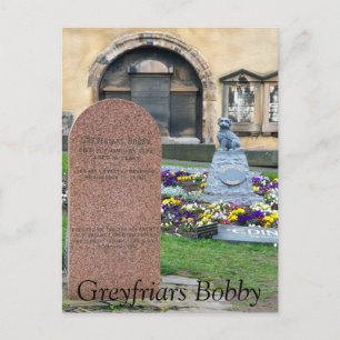 Carte Postale Greyfriars Bobby, Édimbourg