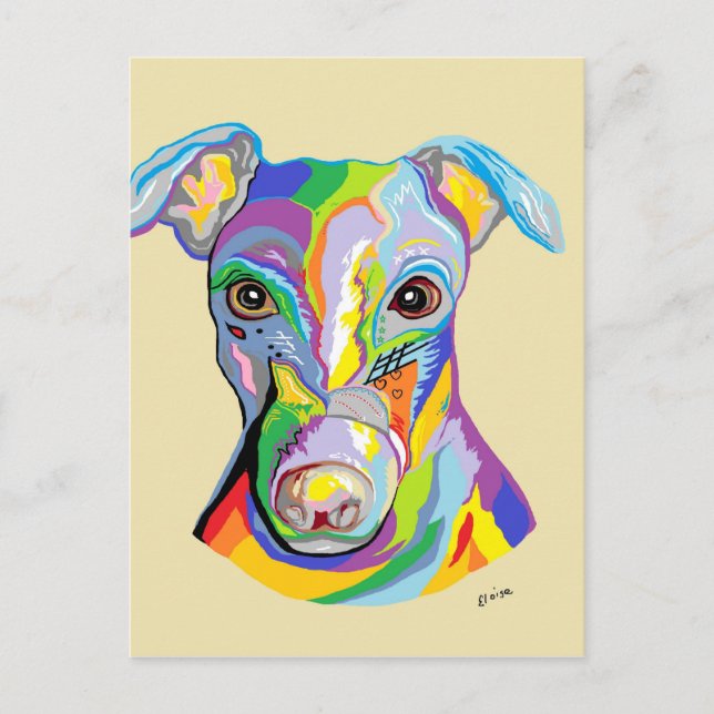 CARTE POSTALE GREYHOUND (Devant)