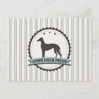 Greyhound 75 mi/h Racing Hound Dog Emblem