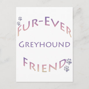 Carte Postale Greyhound Furever