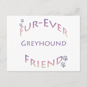Carte Postale Greyhound Furever