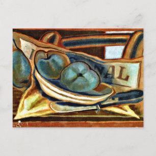 Carte Postale Gri - Pommes, Art de la vie morte de Juan Gris