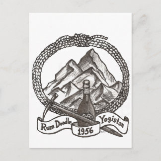 Carte Postale Griffonnage de rhum
