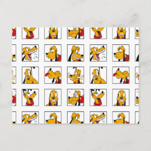 Carte Postale Grille d'expression de Pluton