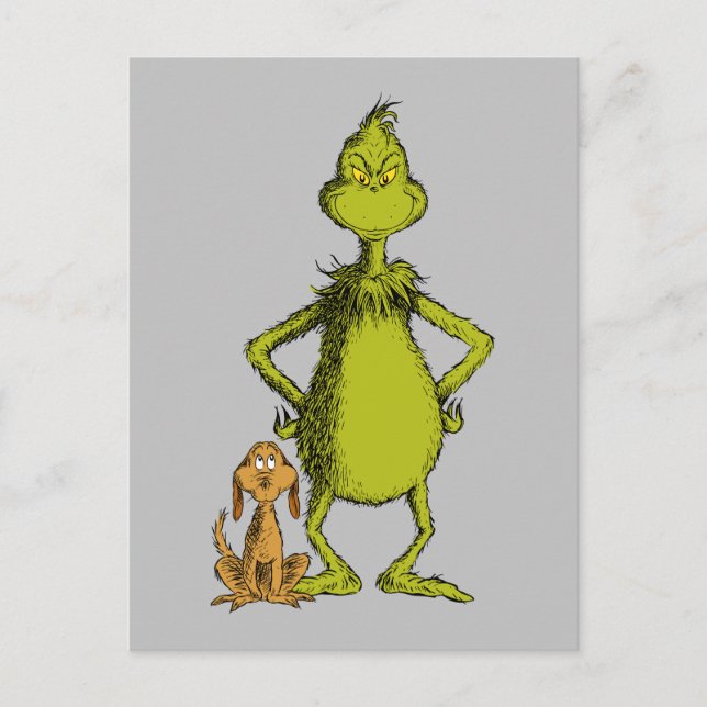 Carte Postale Grille | Position max. et Grinch (Devant)