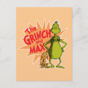 Carte Postale Grinch Grinch & Max Starburst