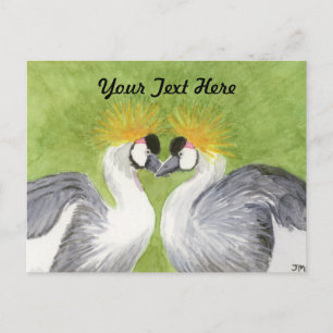 Carte Postale Gris Gris Crowne