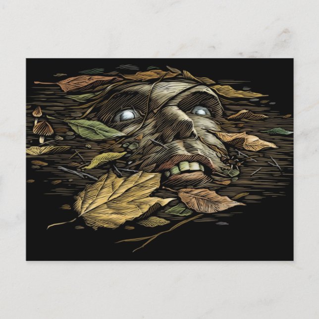 Carte postale Gris Léger (Devant)