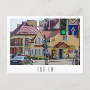 Carte Postale Grodno Belarus Architecture Street View
