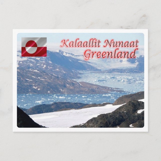Carte Postale Groenland - Ammassalik - Glacier & Fiord - (Devant)