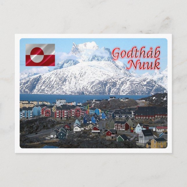Carte Postale Groenland - Nuuk City - (Devant)
