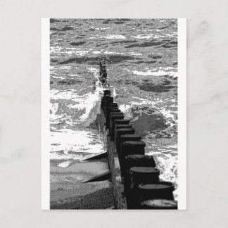 Carte Postale Groin et vagues