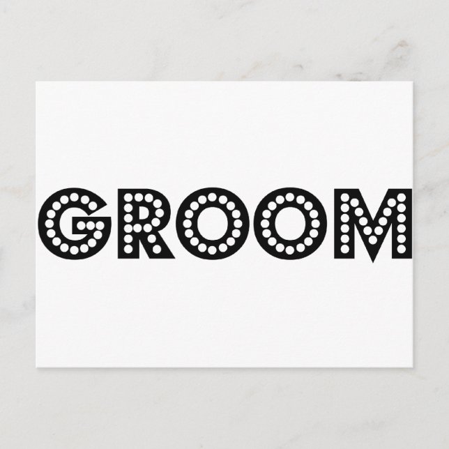 Carte Postale Groom (Devant)