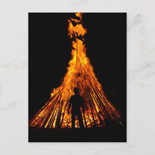 Carte Postale Gros feu