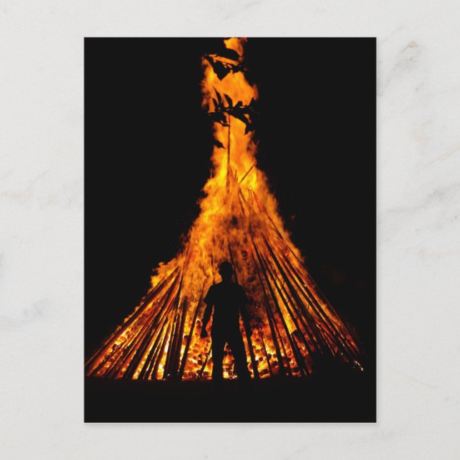 Carte Postale Gros feu (Devant)