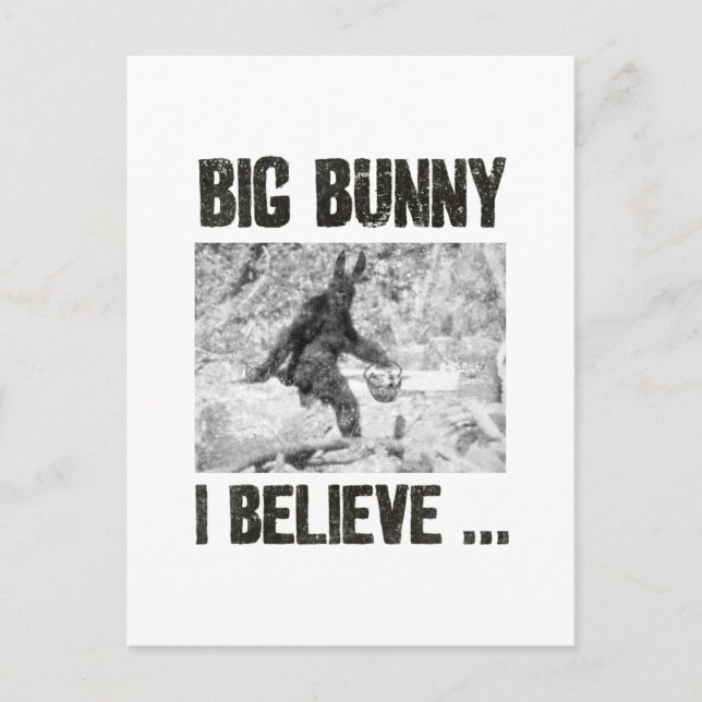 Carte Postale Gros Lapin (Devant)