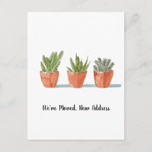 Carte Postale Gros Nous avons déménagé Nouvelle Faire-part de ma