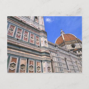 Carte Postale Gros plan de l'église Doumo à Florence, Italie