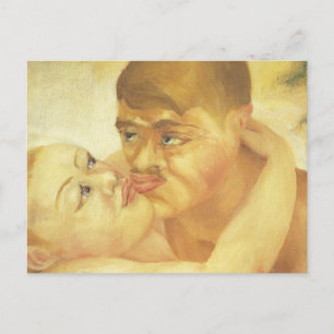 Carte Postale Gros plan (Kiss), D.H. Lawrence Fine Art