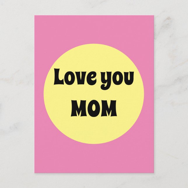 Carte Postale Gros point jaune (Devant)