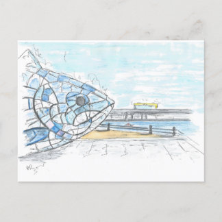 Carte Postale Gros poisson Belfast