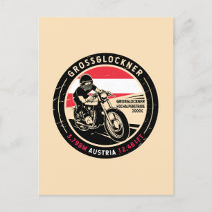 Carte Postale Grossglockner Autriche Motorcycle