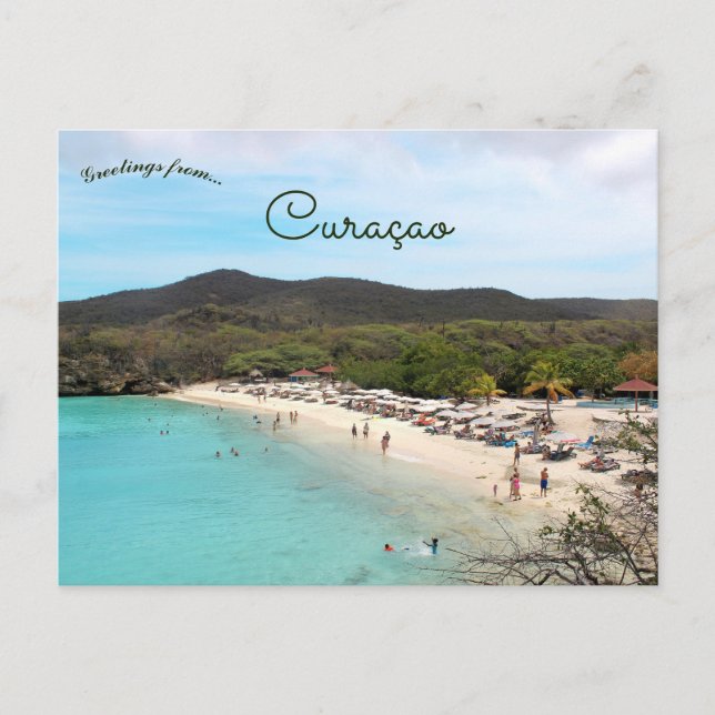 Carte Postale  Grote Knip Beach Curacao (Devant)