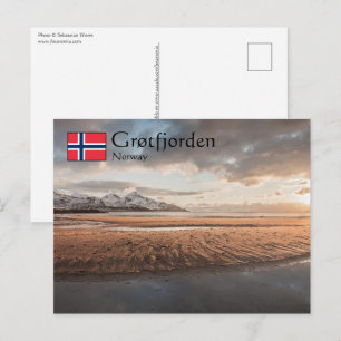 Carte Postale Grotfjorden Norvège
