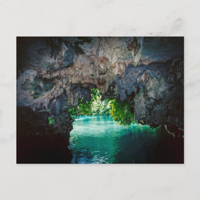 Carte Postale Grotte De Bateaux À Airai, Palau, Micronésie (Devant)