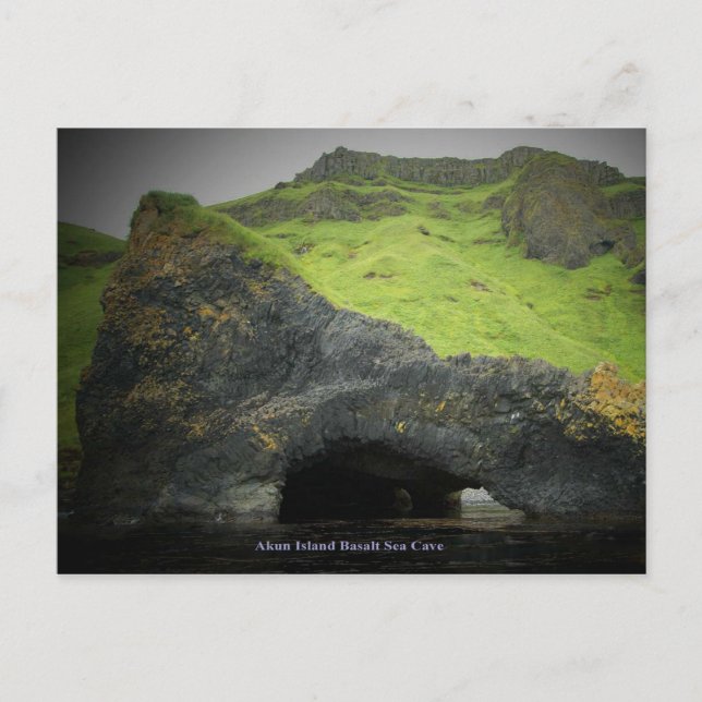 Carte Postale Grotte de la mer de Basalt (Devant)