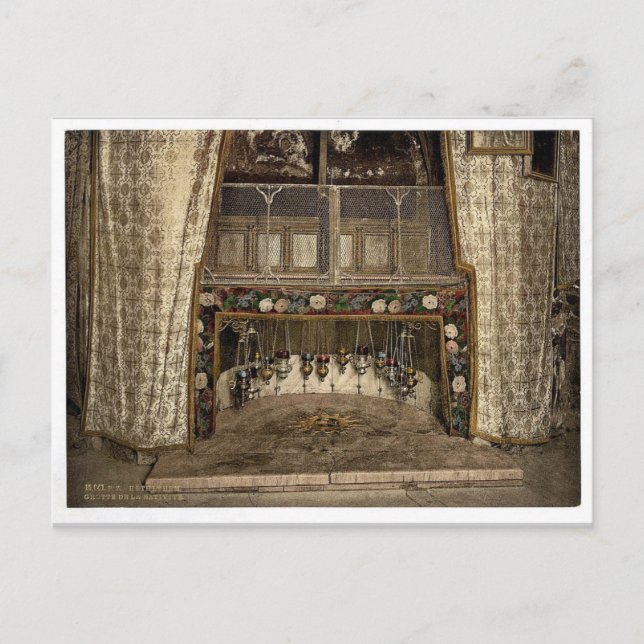 Carte Postale Grotte de la Nativité, Bethléem, Terre Sainte (i.e (Devant)