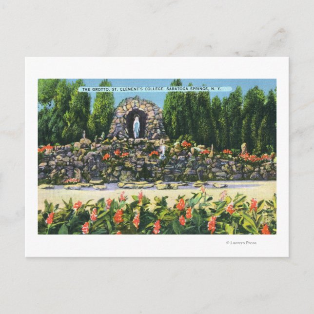 Carte Postale Grotte du St. Clement's College (Devant)